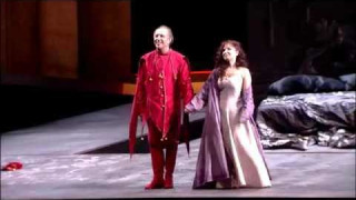 Leo Nucci et Elena Mosuc dans Rigoletto à l'Opéra de Bilbao