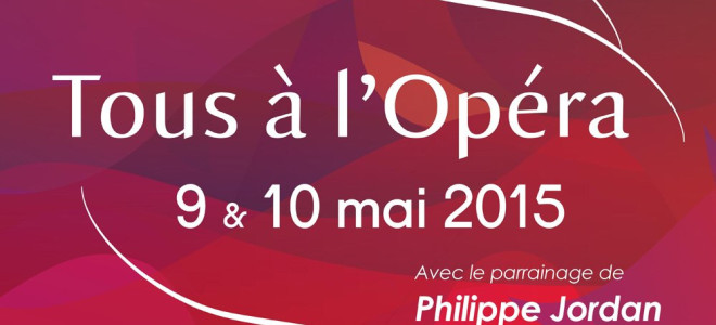 Tous à l’opéra vous invite à découvrir l’opéra les 9 et 10 mai !