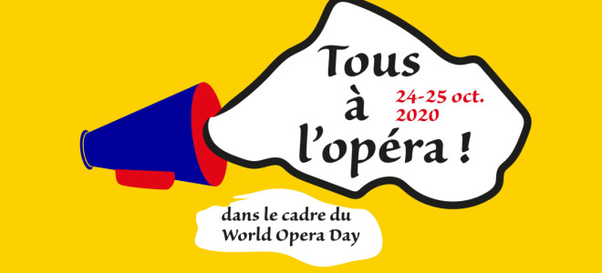 Tous à l'Opéra ce week-end des 24-25 octobre 2020