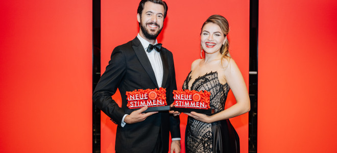 Francesca Pia Vitale et Carles Pachon remportent Neue Stimmen 2022, Eugénie Joneau 2ème Prix