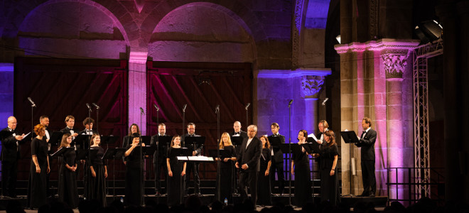 Chœur de paix chanté à la Basilique de Vézelay