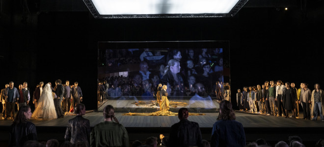 Nabucco de la scène à la salle à Genève