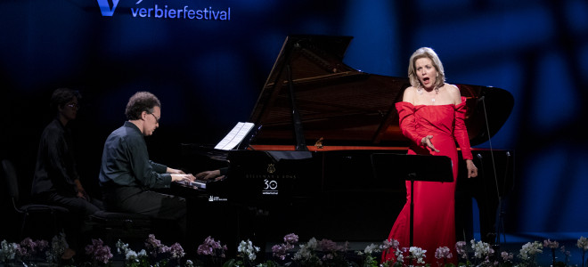 Renée Fleming et Evgeny Kissin en récital, instants suspendus au Verbier Festival
