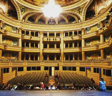 Répétition de l'Orfeo de Rossi au Grand Théâtre de Bordeaux