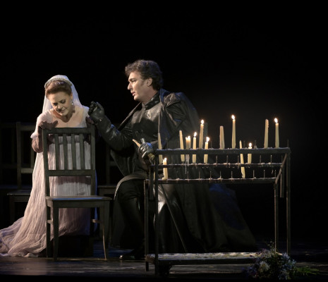 Ludovic Tézier et Maria Agresta dans Tosca
