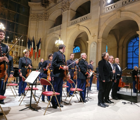 Kryštof Mařatka, Chen Halevi, Sébastien Billard et l'Orchestre symphonique de la Garde Républicaine