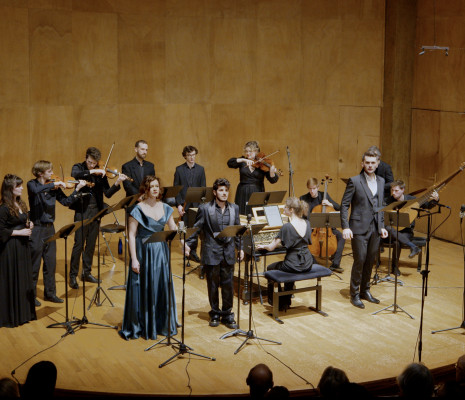 Maria Ladurner,  Marco Angioloni, Chloé de Guillebon, Alexandre Baldo, Ensemble Mozaïque