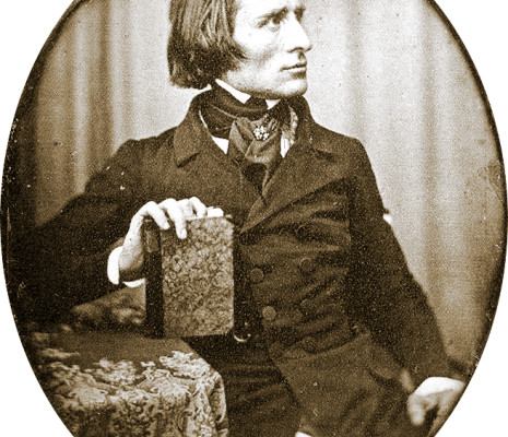 Franz Liszt par Herman Biow en 1843