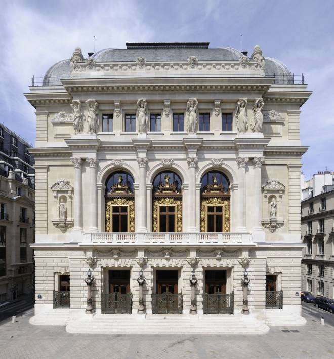 Façade de l'Opéra Comique de Paris