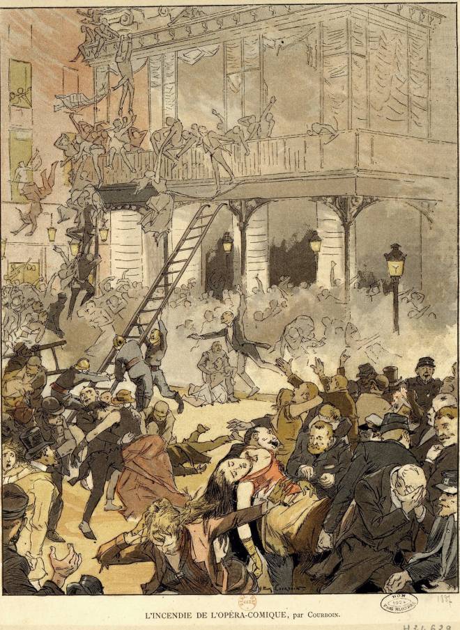 Incendie de la deuxième salle Favart le 25 mai 1887