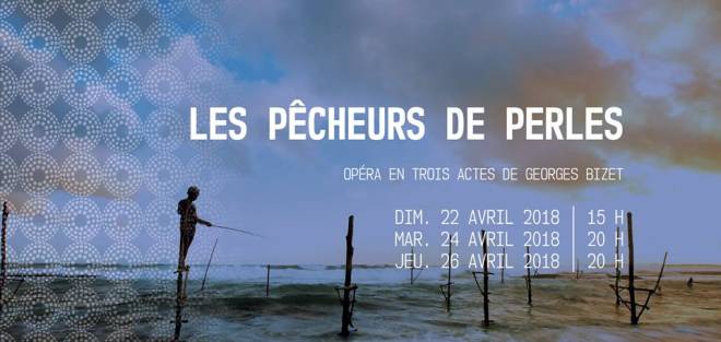Les Pêcheurs de Perles par Bernard Pisani (​affiche)