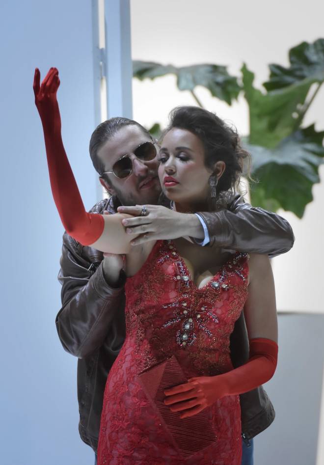Nadine Sierra (Norina) et Florian Sempey (Dottor Malatesta) - Don Pasquale par Damiano Michieletto