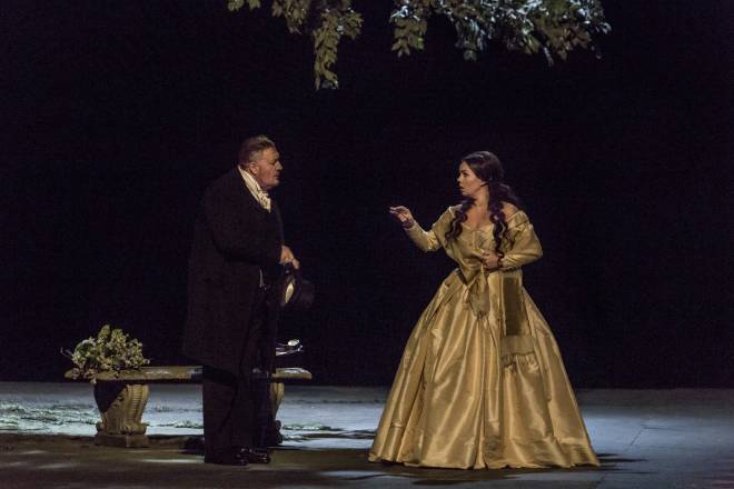 George Gagnidze (Giorgio Germont), Aleksandra Kurzak (Violetta) - La Traviata par Benoît Jacquot