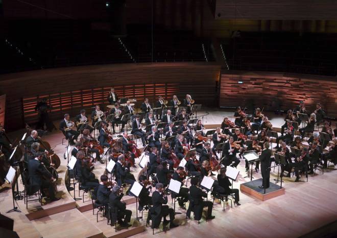 Emmanuel Krivine et l'Orchestre national de France