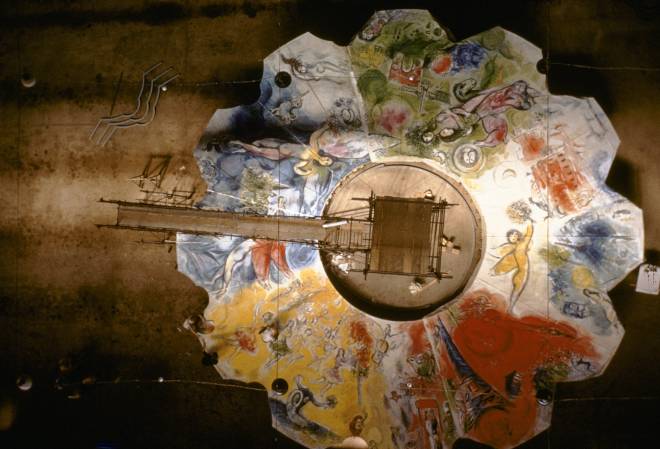 Plafond de l'Opéra de Paris par Marc Chagall