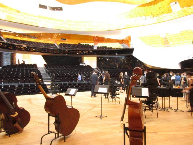 Concert confiné à huis clos à la Philharmonie de Paris