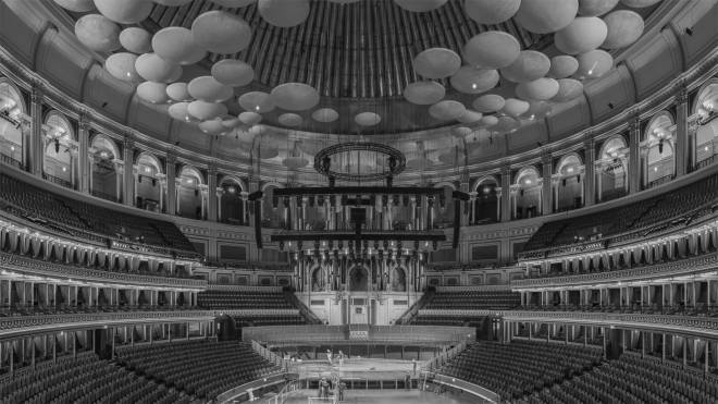 Royal Albert Hall - noir et blanc