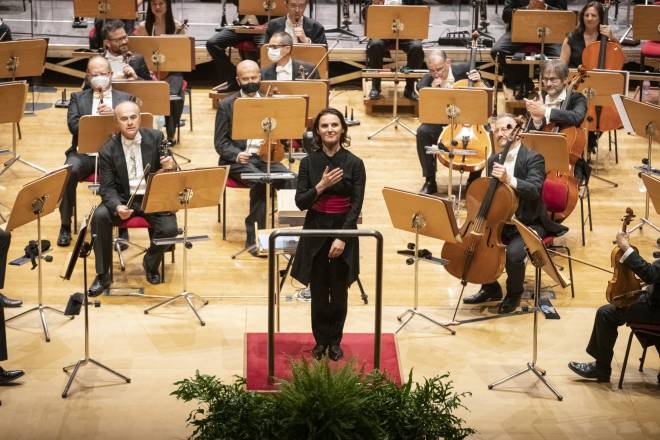 Oksana Lyniv et l'Orchestre du Théâtre Communal de Bologne