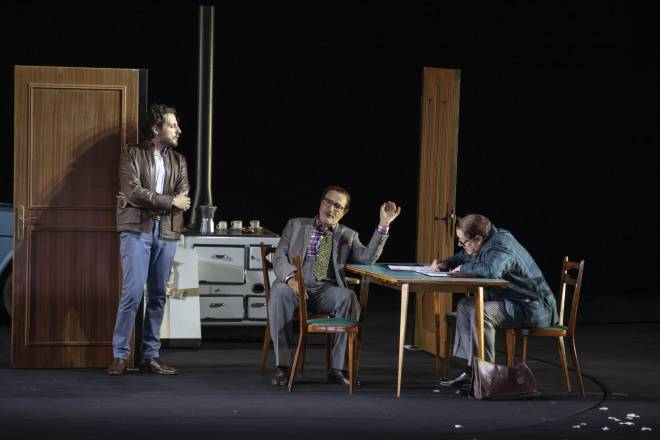 Florian Sempey, Laurent Naouri, Slawomir Szychowiak - Don Pasquale par Damiano Michieletto