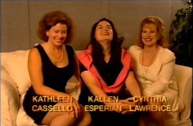 Kathleen Cassello Kallen Esperian et Cynthia Lawrence 3 Sopranos