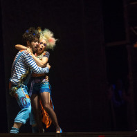 Giorgio Caoduro et Mélanie Boisvert dans La Flûte enchantée à Sanxay 
