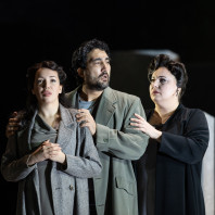 Vasilisa Berzhanskaya, Najmiddin Mavlyanov et Liudmyla Monastyrska - Nabucco par Daniele Abbado