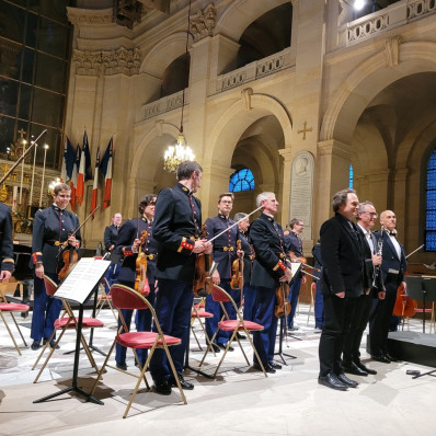 Kryštof Mařatka, Chen Halevi, Sébastien Billard et l'Orchestre symphonique de la Garde Républicaine