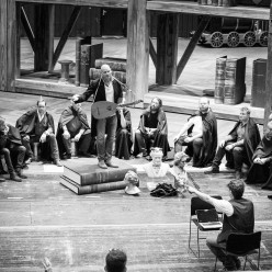 Bo Skovhus en répétition des Maîtres Chanteurs de Nüremberg