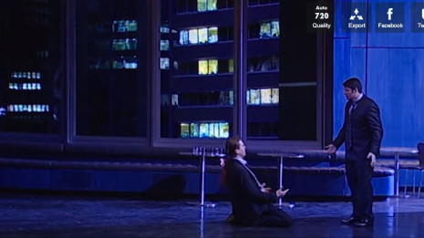 Peter Mattei dans Don Giovanni mis en scène par Haneke