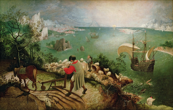 Pieter Brueghel l'Ancien - La Chute d'Icare